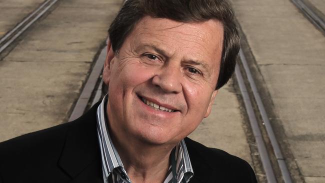 TV personality Ray Martin at Jones Bay Wharf in Pyrmont, Sydney.