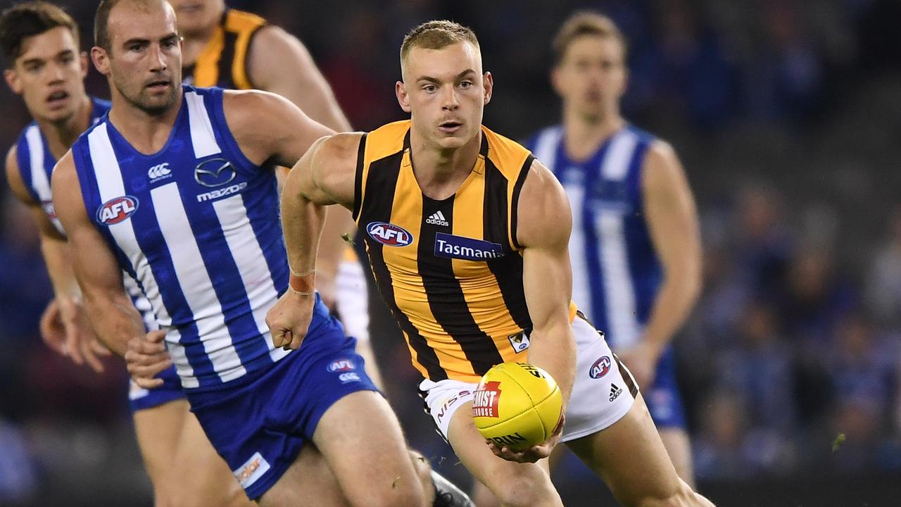 James Worpel won the Hawthorn best and fairest in 2019. Picture: AAP Image/Julian Smith