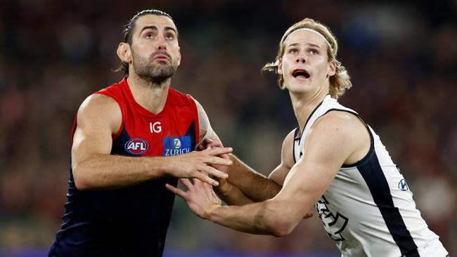 Melbourne is getting a bargain thanks to Collingwood paying a large chunk of Brodie Grundy’s contract.