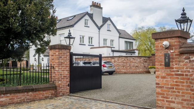 Lex Greensill’s home in the Cheshire village of Saughall, England.