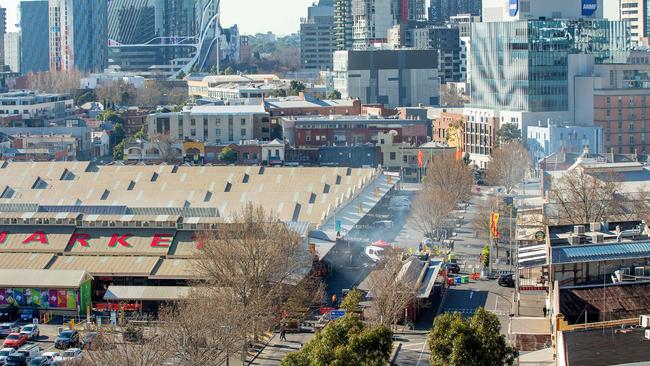 Queen St separates the upper and lower market. Picture: Mark Stewart