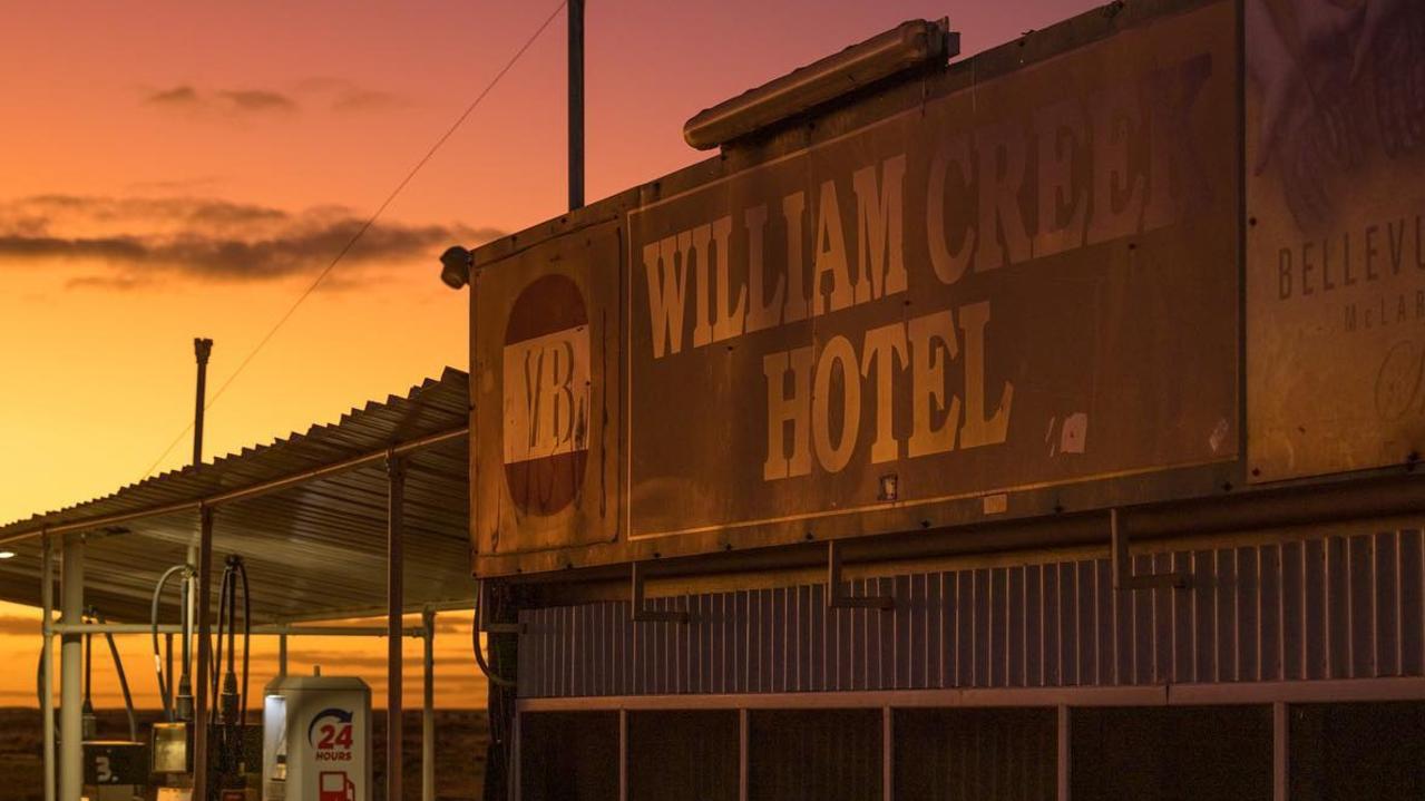 William Creek Hotel is at the heart of the outback town with a population of just ten.