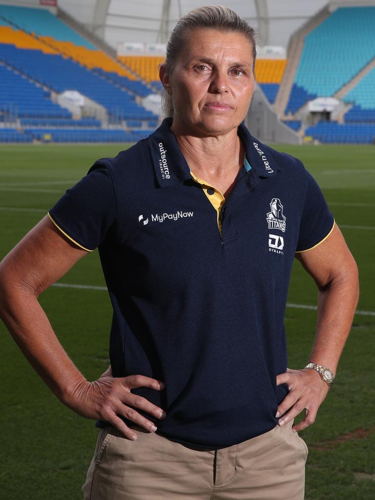 Townsville, Australia. 02nd Sep, 2023. Krystal Blackwell of the Cowboys  scores a try during the NRLW Round 7 match between the North Queensland Cowboys  Women and the St. George Illawarra Dragons at