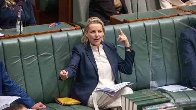 Sussan Ley during Question Time in Parliament House in Canberra. Picture: NCA NewsWire / Gary Ramage