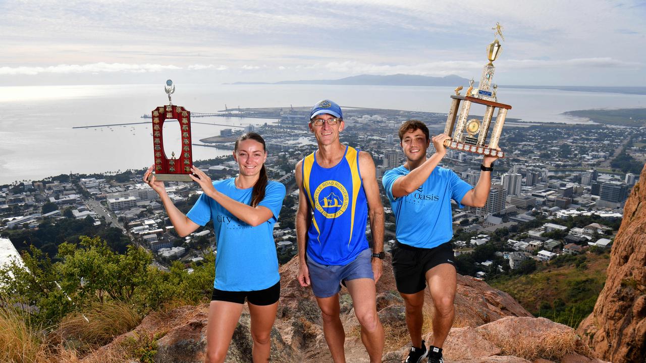 Augustine Huchin, Marcel Zevenberg and Martin Zavala are set for upcoming the King and Queen of Castle Hill race. Picture: Evan Morgan.