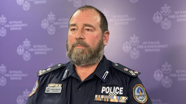 NT Police commander Danny Bacon. Picture: Annabel Bowles