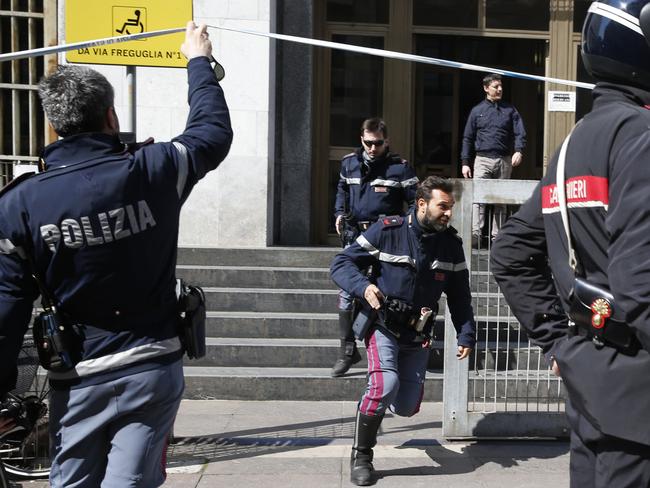 Italy court shooting: Four people dead, man arrested | news.com.au ...