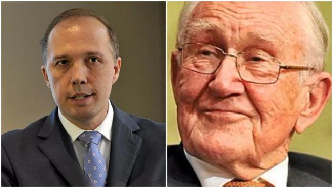 Peter Dutton and Malcolm Fraser