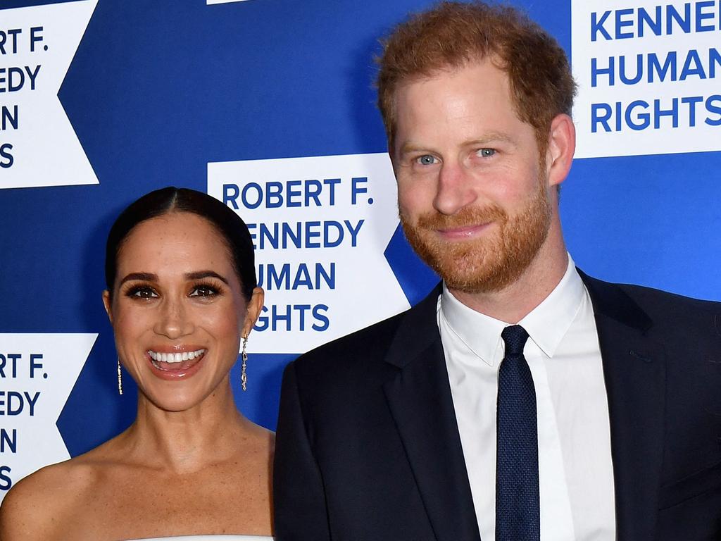 Prince Harry and Meghan Markle at an event in New York earlier this week. Picture: AFP