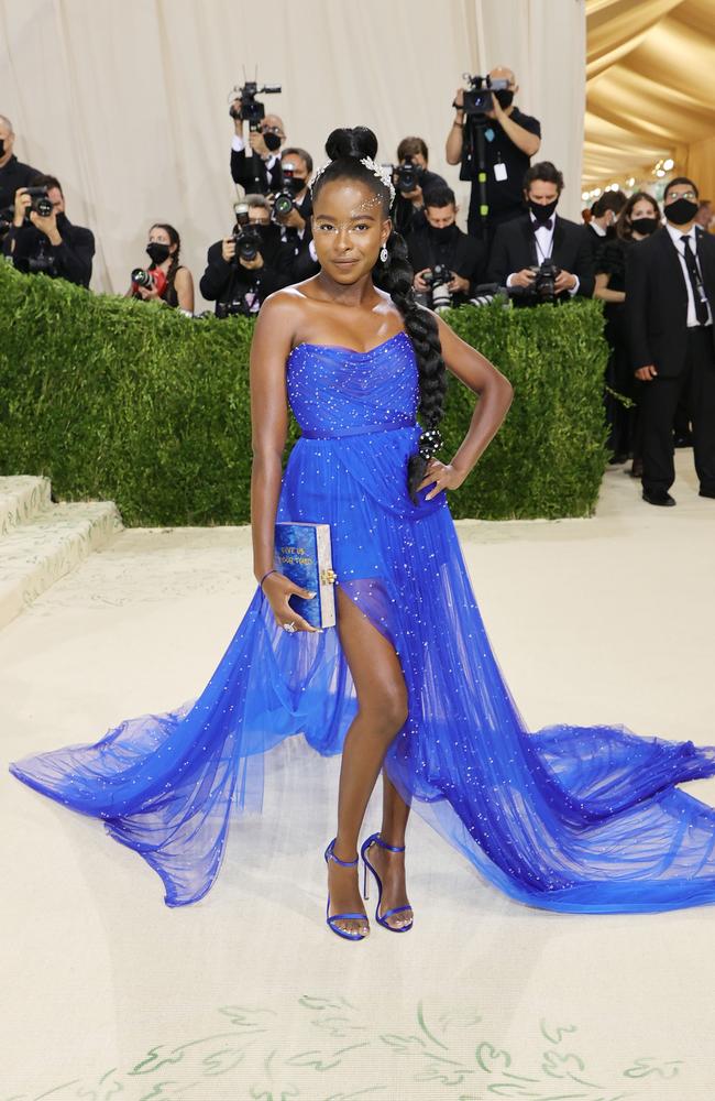 Amanda Gorman is one of four Gen Z stars to co-chair 2021’s Met Gala. Picture: AFP