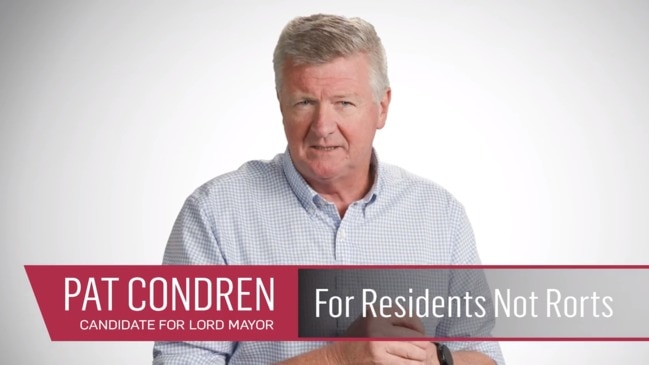 Patrick Condren releases new attack ad on Brisbane Lord Mayor