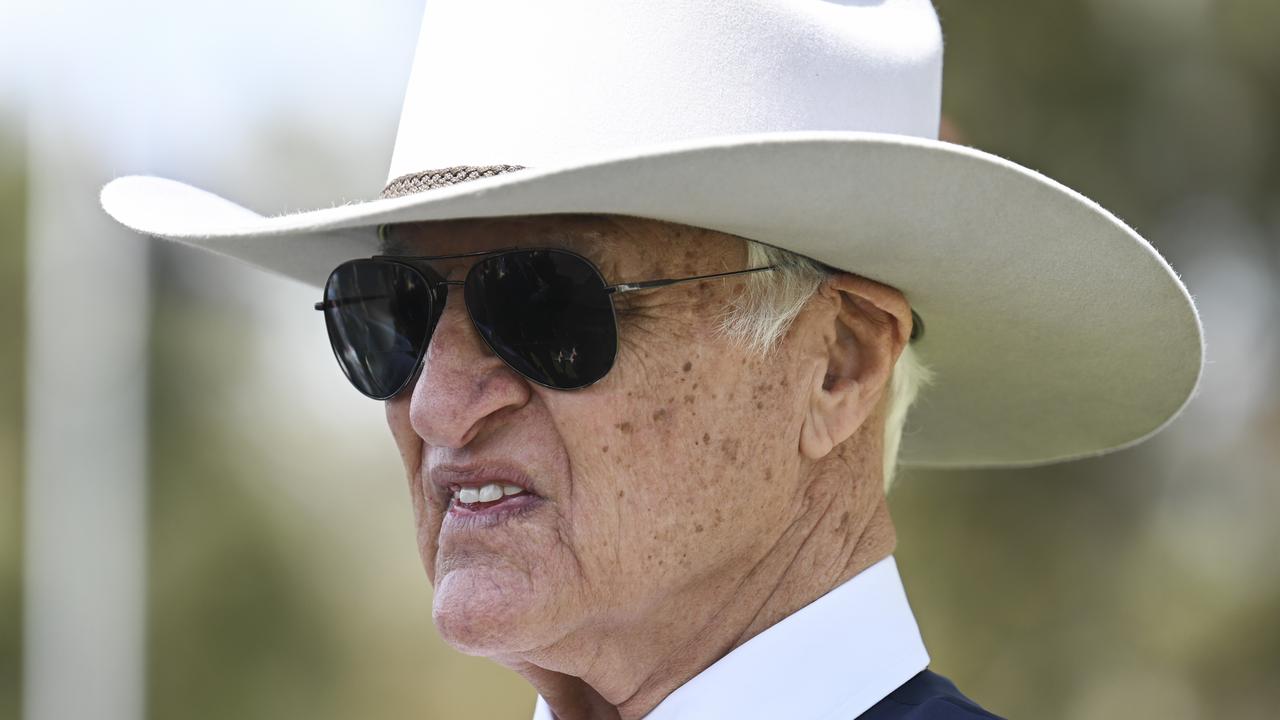 Kennedy MP Bob Katter MP said former Qantas boss Alan Joyce might be gone but his spirit lived on, and that was not the spirit of Australia. Picture: NewsWire / Martin Ollman