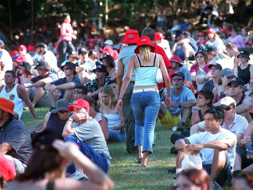 A section of the crowd at Bass in the Grass. Picture: Susan Bown