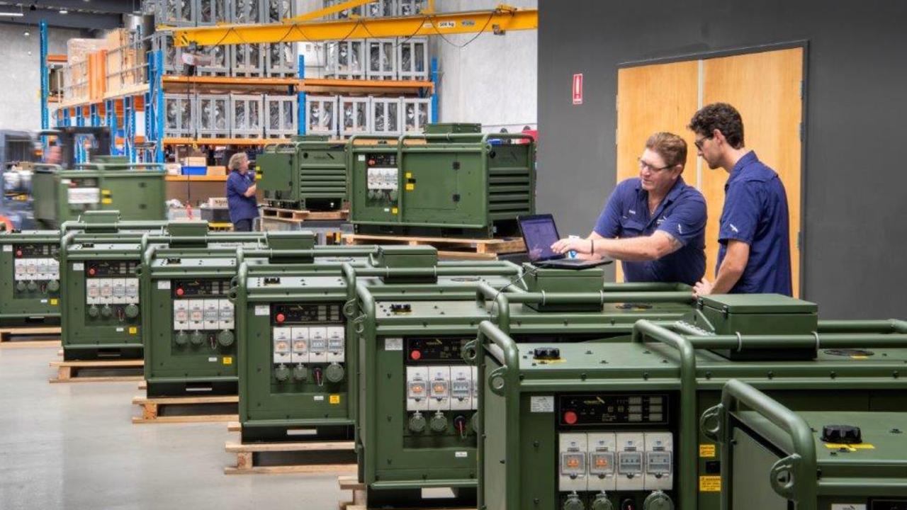 One of Eniquest hi-tech genset models at the company’s Bells Creek warehouse