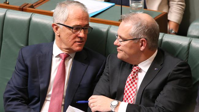 Malcolm Turnbull and Scott Morrison.