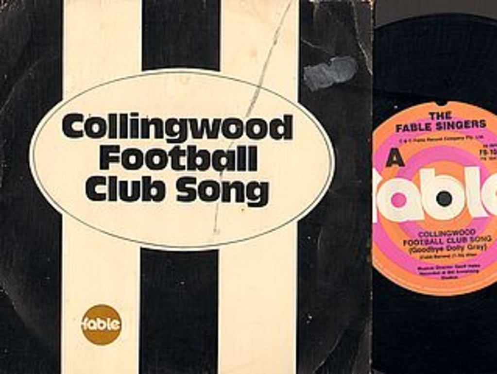 Good Old Collingwood Forever released by Fable Records in 1972.