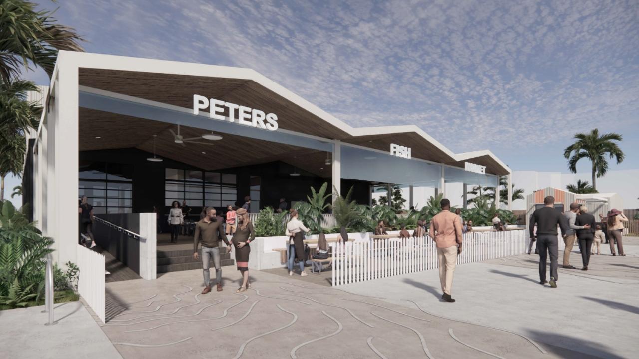 Artist impression of the redeveloped Peter's Fish Market on The Spit