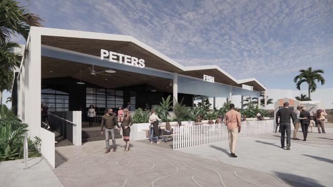 Artist impression of the redeveloped Peter's Fish Market on The Spit