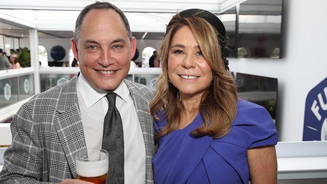Pact boss Raphael Geminder and wife Fiona.