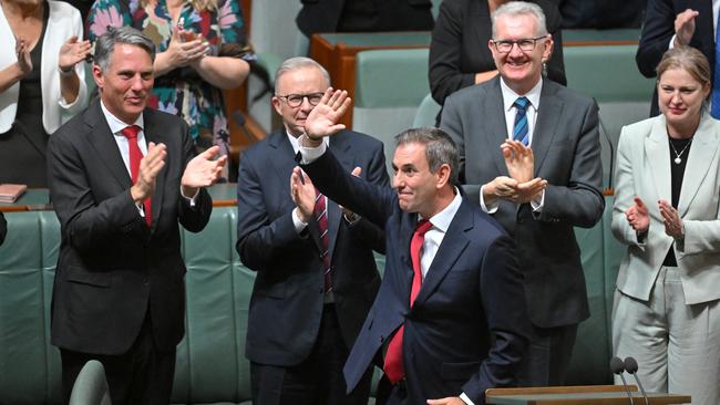 Treasurer Jim Chalmers after delivering the budget. Picture: AAP