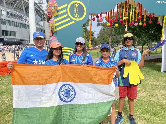 Mukesh Arjan with Rina , Dhyani, Meha, Dhiyan Halai. Picture: Himangi Singh