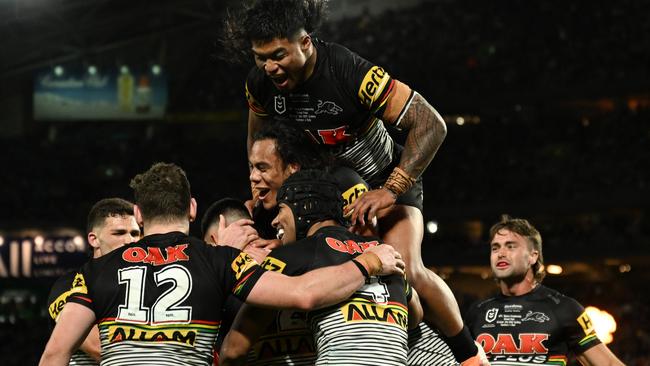 The Panthers capped a remarkable season for the club with a big win in the grand final. Picture: NRL Photos