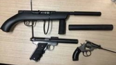 Police have charged a 31-year-old man with drugs and weapons offences after several firearms, GHB and cannabis were allegedly located at a Broadbeach unit on Monday July 5.