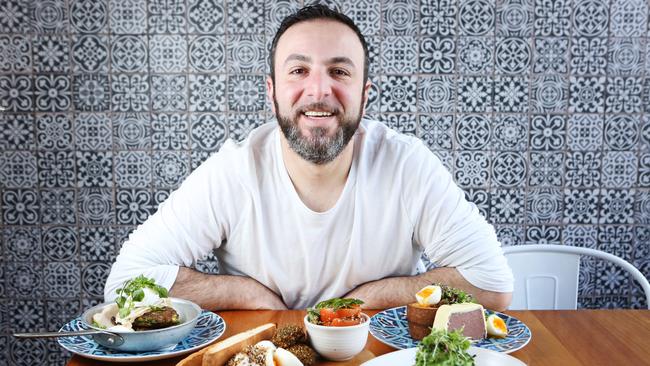 Chef Michael Rantissi has one of Sydney's great cafes in Kepos St Kitchen, Redfern. Picture: Bob Barker.