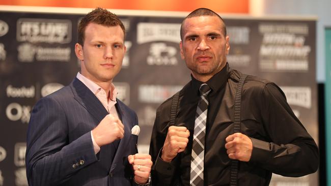 Jeff Horn says Anthony Mundine should share the promotional load. Picture: Annette Dew