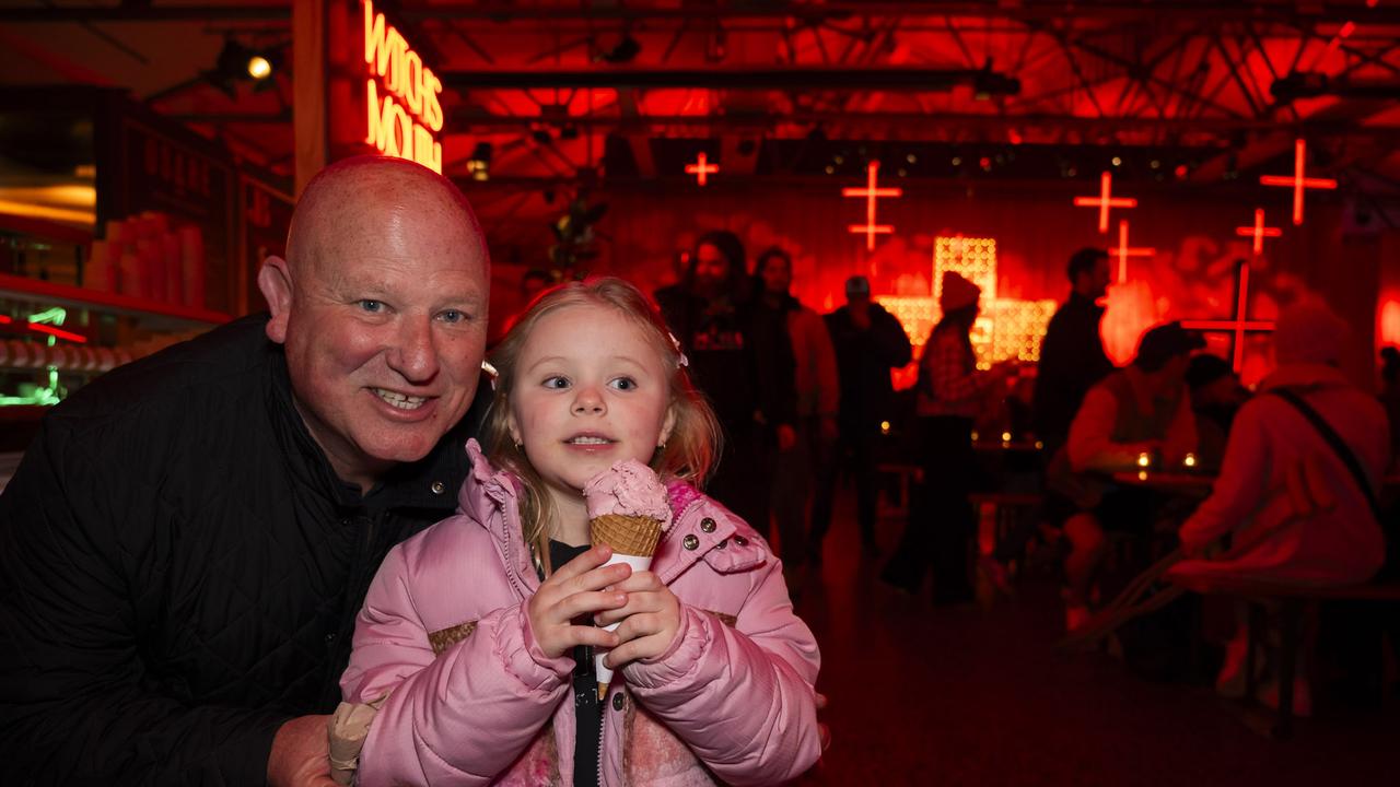 Alan Brewis and Sophie Morris. Dark Mofo Winter Feast 2024. Picture: Caroline Tan