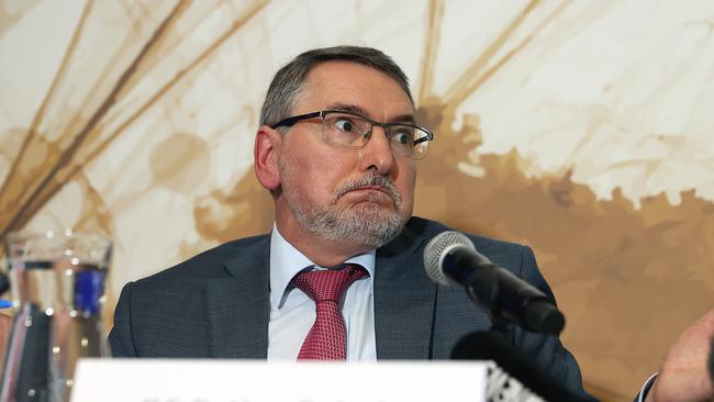 Alexey Pavlovsky had a tense interview with the ABC on Thursday. Picture: NCA NewsWire / Gary Ramage