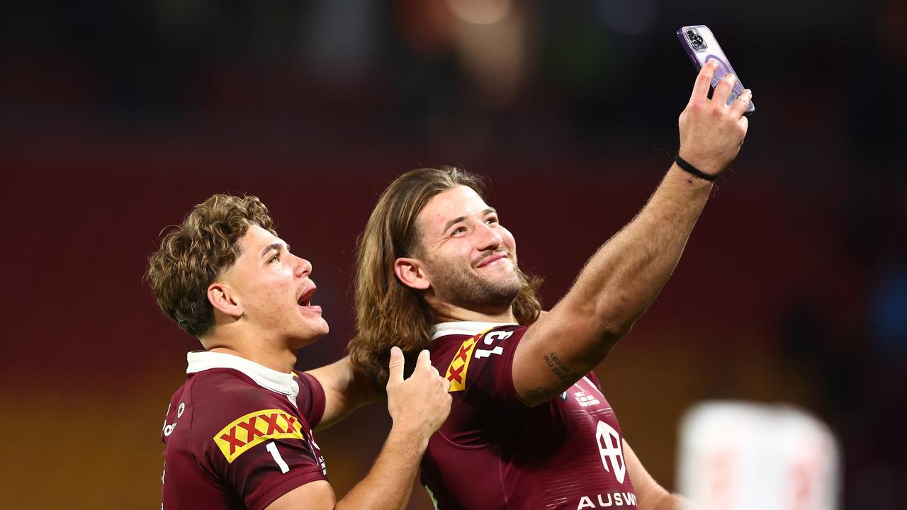 Reece Walsh and Patrick Carrigan are big players for both Queensland and SuperCoach. Picture: Chris Hyde/Getty Images