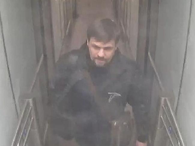 Ruslan Boshirov at Gatwick Airport two days before the attack. Picture: Metropolitan Police via AP