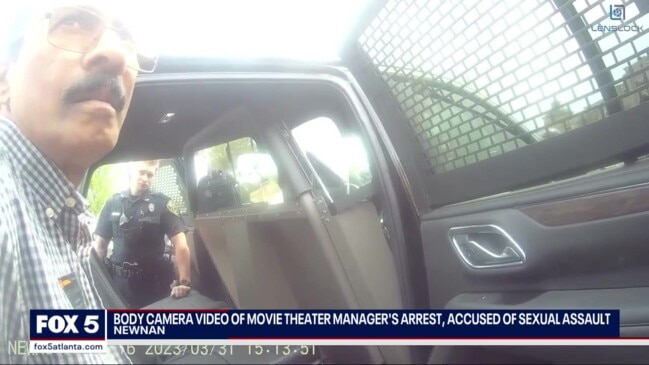 Body camera video of movie theater manager’s arrest, accused of sexual assault