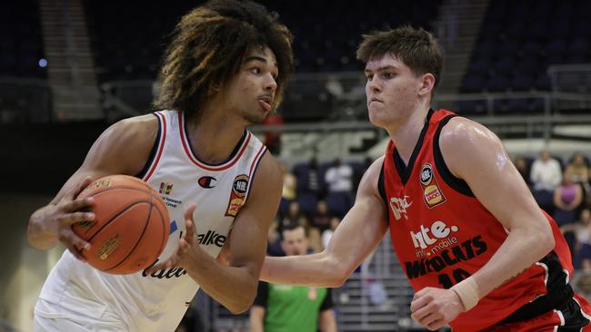 Trentyn Flowers is an exciting prospect for the 36ers. Picture: Russell Freeman/Getty Images for NBL