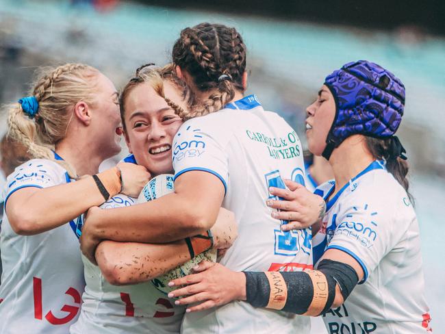 Bulldogs' Harvey Norman NSW Women's Premiership team. NRL Pics