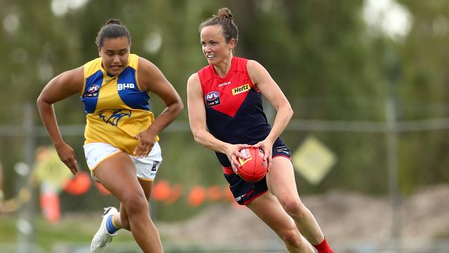 Superstar Daisy Pearce in action. Picture: Getty Images