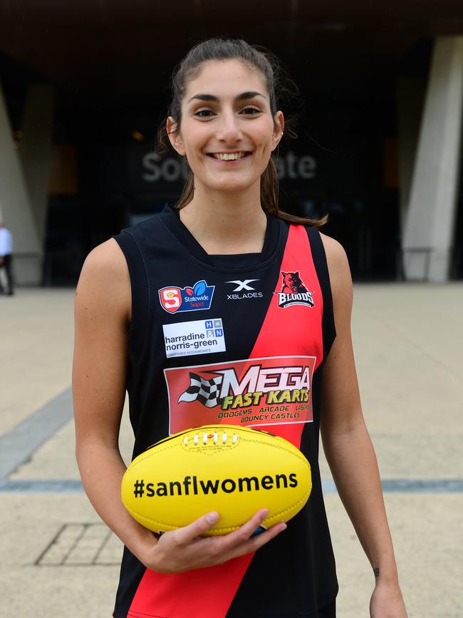 West Adelaide first-year captain Lauren Rodato. Picture: AAP/Mark Brake