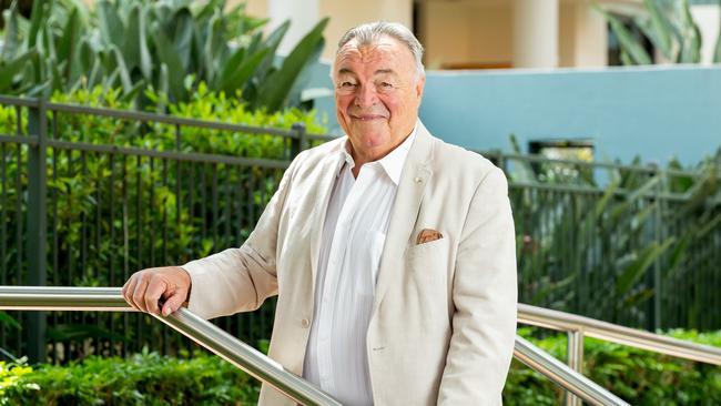 Former Australian Test cricketer John Maclean poses at his Newstead property. He played 108 first class games and 86 Shield mates for his beloved Queensland, taking 354 catches and 31 stumpings. (AAP Image/Richard Walker)