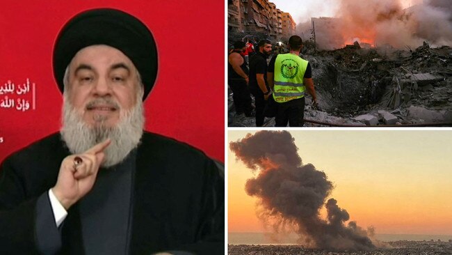 Israel has targeted Hezbollah leader Hassan Nasrallah in its most aggressive strike yet on Beirut.