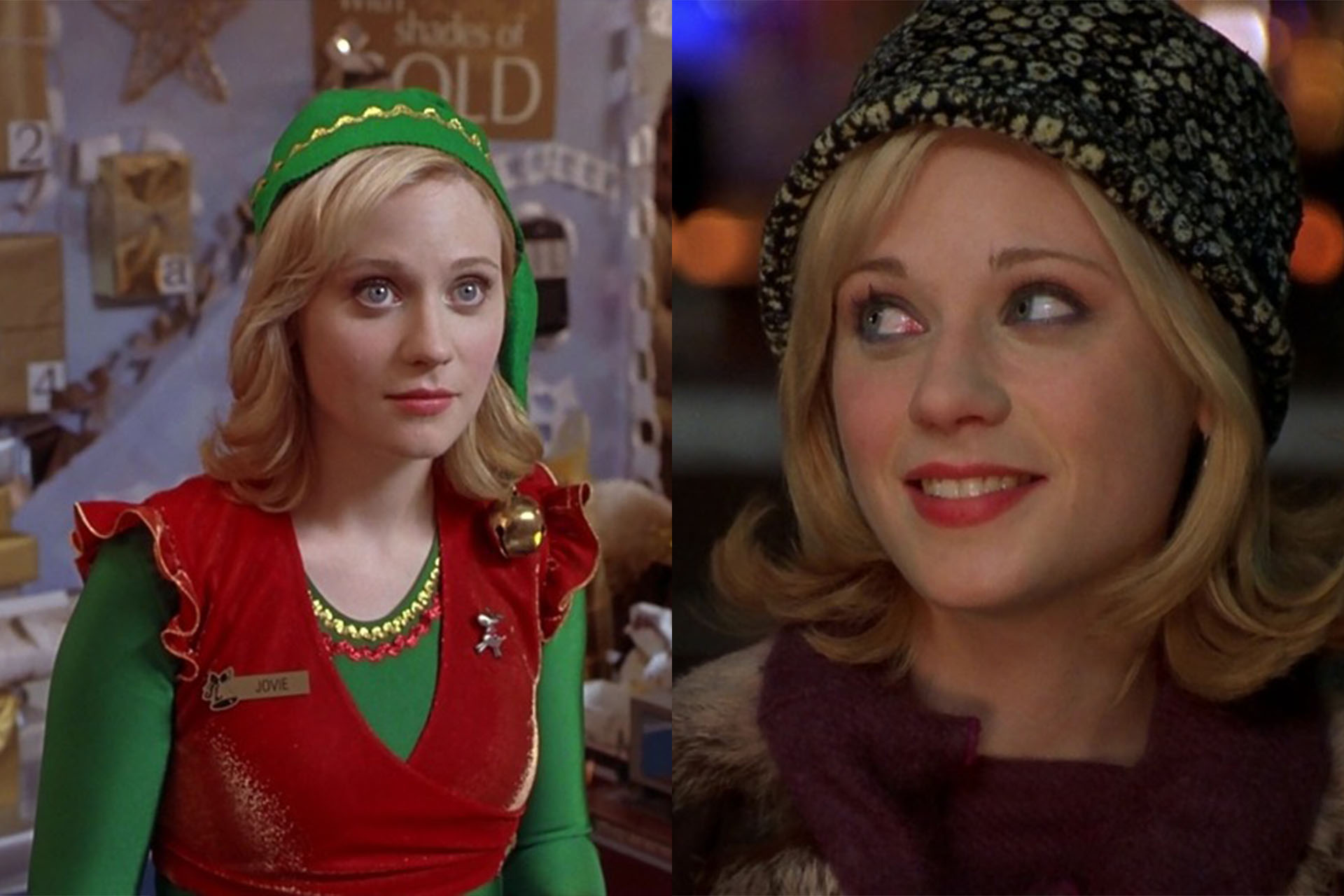 <p><em>Image credits: Warner Bros.</em></p><h3>Zooey Deschanel in&nbsp;<em>Elf&nbsp;</em>(2003)</h3><p>She might have been most notably dressed as an elf in a department store in this movie, but Zooey Deschanel in <em>Elf&nbsp;</em>had a quirky sense of style that we have to appreciate. Beyond the elf costume, the glimpses we got of Deschanel in this movie, sporting a very cute blonde flippy bob, were very New York and very early 2000s. Not necessarily glamorous or modish by definition, it was Deschanel's off-beat portrayal in combination with the unassuming, accessible naughties American-girl wardrobe that stole our hearts. Special mentions must go to her very adorable woollen floral bucket hat and fur-trimmed jacket.</p><p class="p1"><a href="https://www.newsletters.news.com.au/vogue"><i>Sign up to the Vogue newsletter</i></a></p>