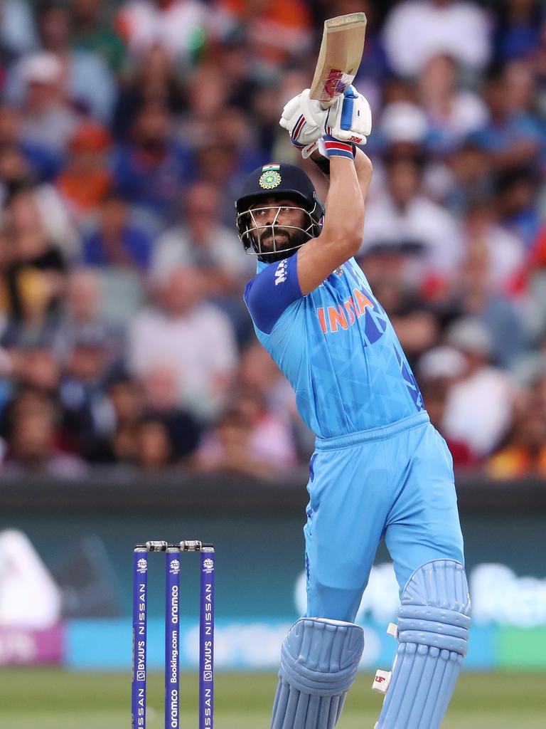 Virat Kohli loves batting at Adelaide Oval. Photo by Sarah Reed/Getty Images