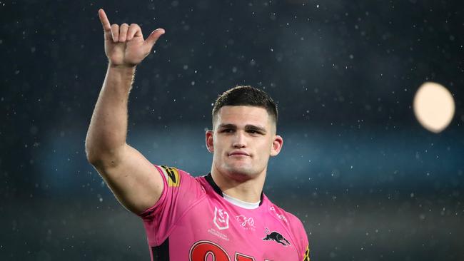 Nathan Cleary is on the path to becoming a Panthers legend. Picture: Cameron Spencer/Getty Images