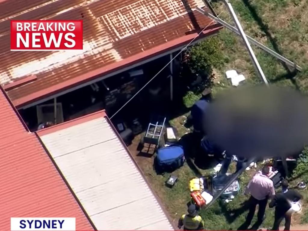 The death will be investigated by the critical incident team from the homicide squad. Picture: 7News