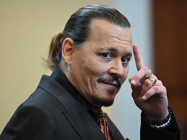 Johnny Depp came out of the court battle largely the victor. Picture: Jim Watson/AFP