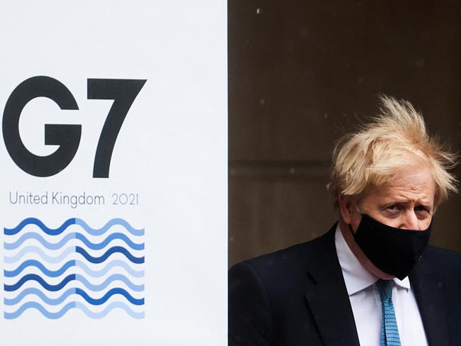 UK Prime Minister Boris Johnson denies hosting the talks in-person was premature. Picture: Hannah McKay / AFP