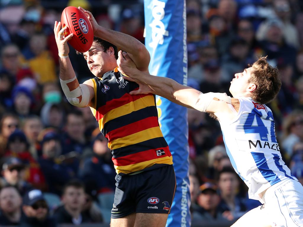 Darcy Fogarty is emerging as a star big forward. Picture: AFL Photos/Getty Images