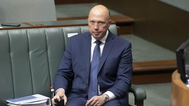 Peter Dutton said the pork-barrelling claims were nonsense. Picture: NCA NewsWire / Gary Ramage