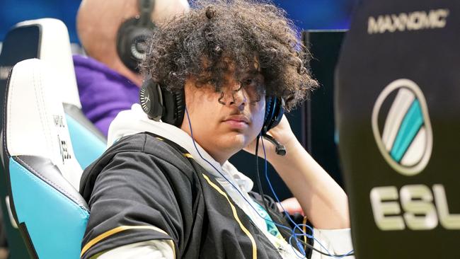 Esports player Volx, real name Baran, at the Fortnite Summer Smash at Margaret Court Arena in February 2020. File picture.