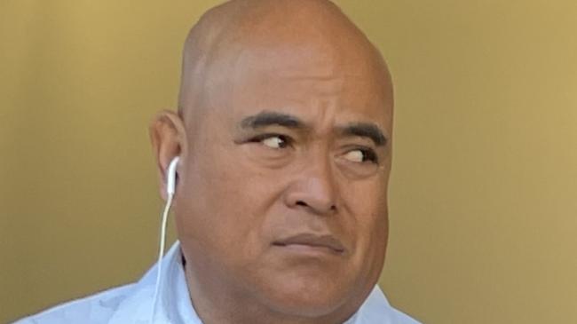 Tevita Tiliti Ungounga leaves Parramatta Local Court on August 17 after a hearing date was set for the alleged unlicensed tradie.